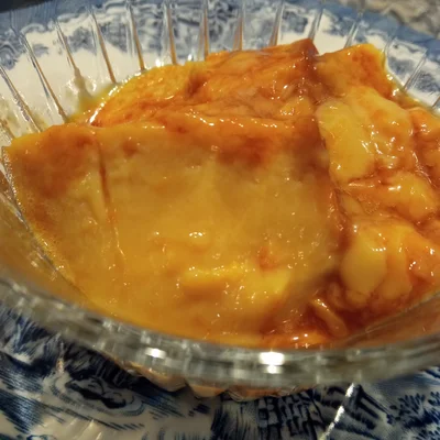 Recipe of Condensed Milk Pudding at Airyfr on the DeliRec recipe website