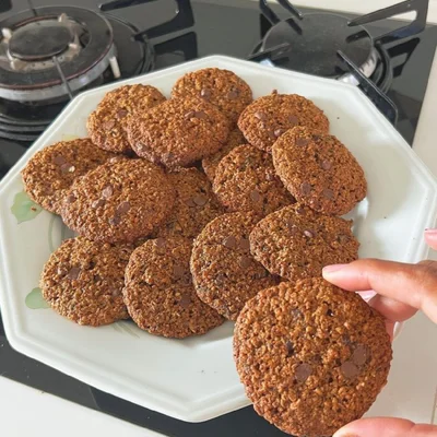 Recipe of Cookie fit and 100% whole grain on the DeliRec recipe website