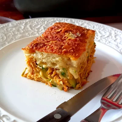 Recipe of Zucchini rolls pie on the DeliRec recipe website