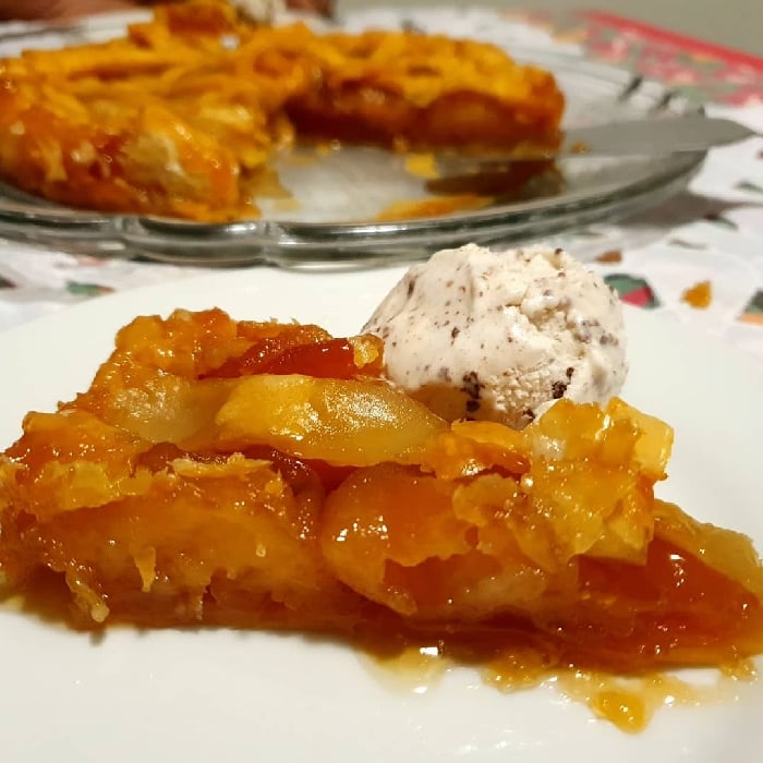 Photo of the Caramelized green apple pie with puff pastry – recipe of Caramelized green apple pie with puff pastry on DeliRec