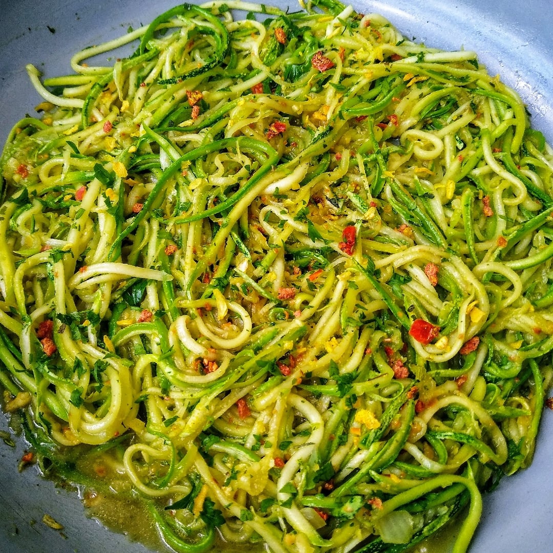 Foto aus dem Zucchini-Spaghetti - Zucchini-Spaghetti Rezept auf DeliRec