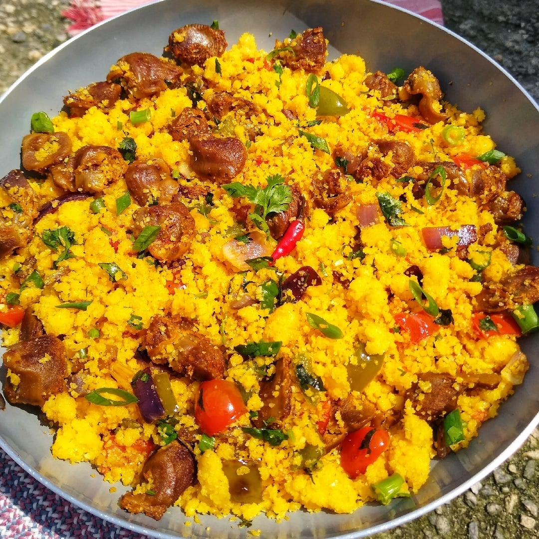 Photo of the Couscous Farofa with Gizzards – recipe of Couscous Farofa with Gizzards on DeliRec