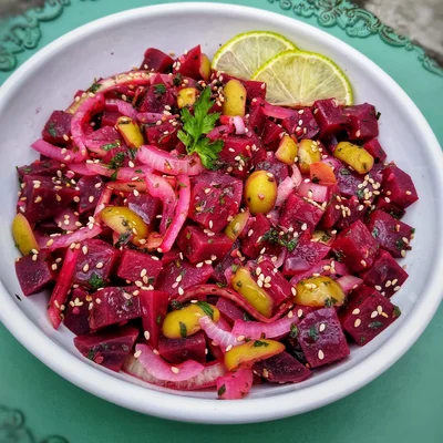 Recipe of Cooked beet salad on the DeliRec recipe website