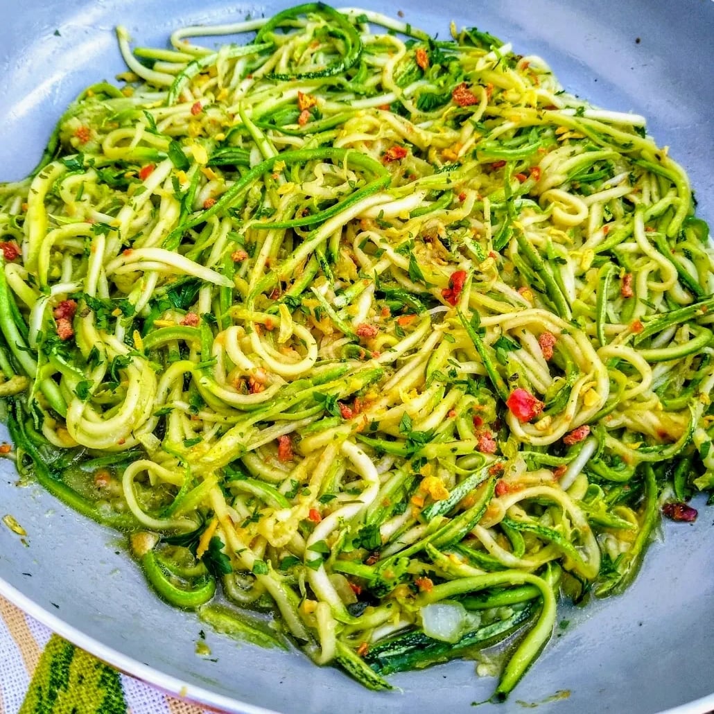 Foto aus dem Zucchini-Spaghetti - Zucchini-Spaghetti Rezept auf DeliRec