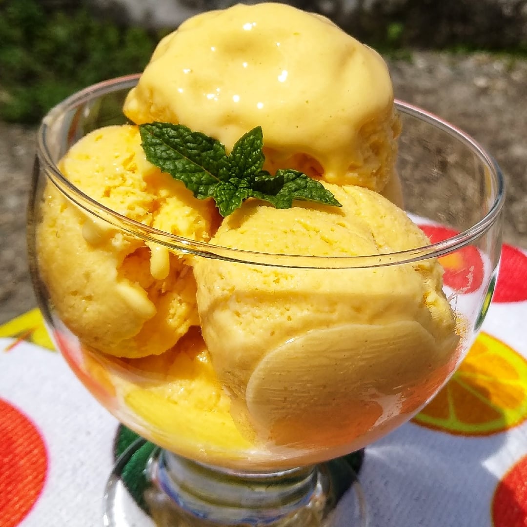 Photo of the Homemade Mango Ice Cream – recipe of Homemade Mango Ice Cream on DeliRec
