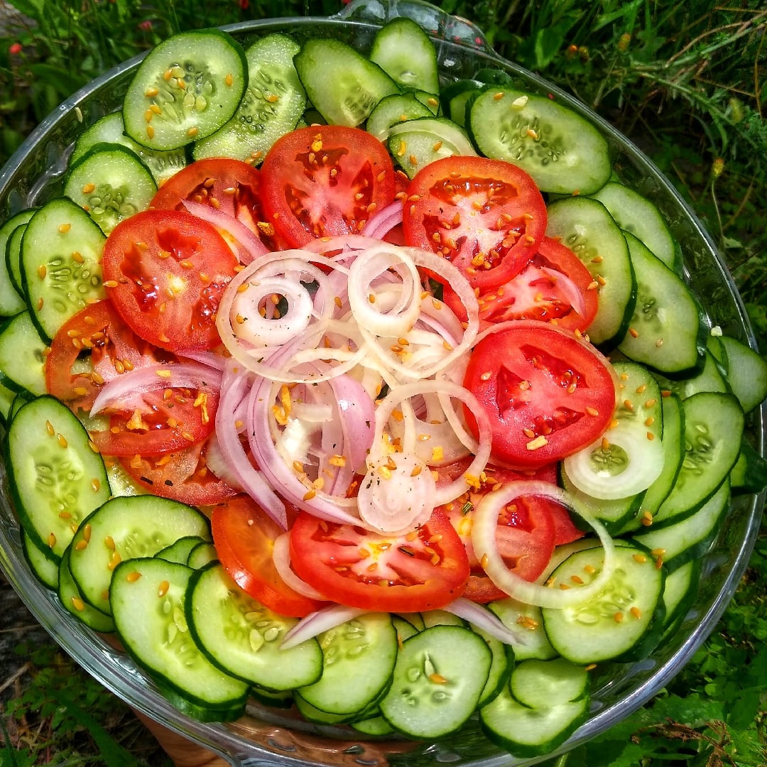 Foto da Salada fácil e rápida  - receita de Salada fácil e rápida  no DeliRec