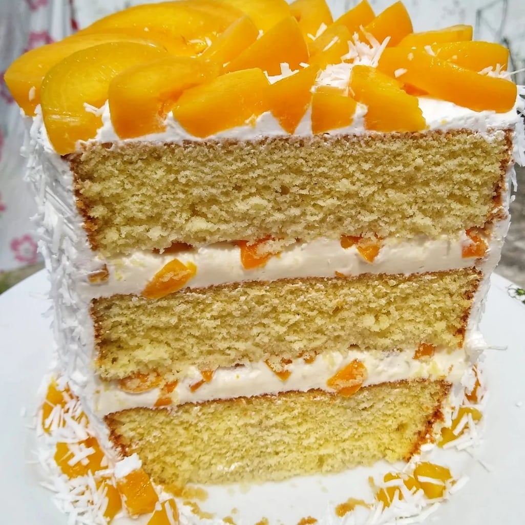 Photo of the Coconut Peach Cake – recipe of Coconut Peach Cake on DeliRec
