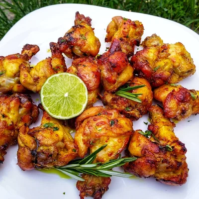 Recipe of Chicken drumstick with mustard in the airfryer on the DeliRec recipe website