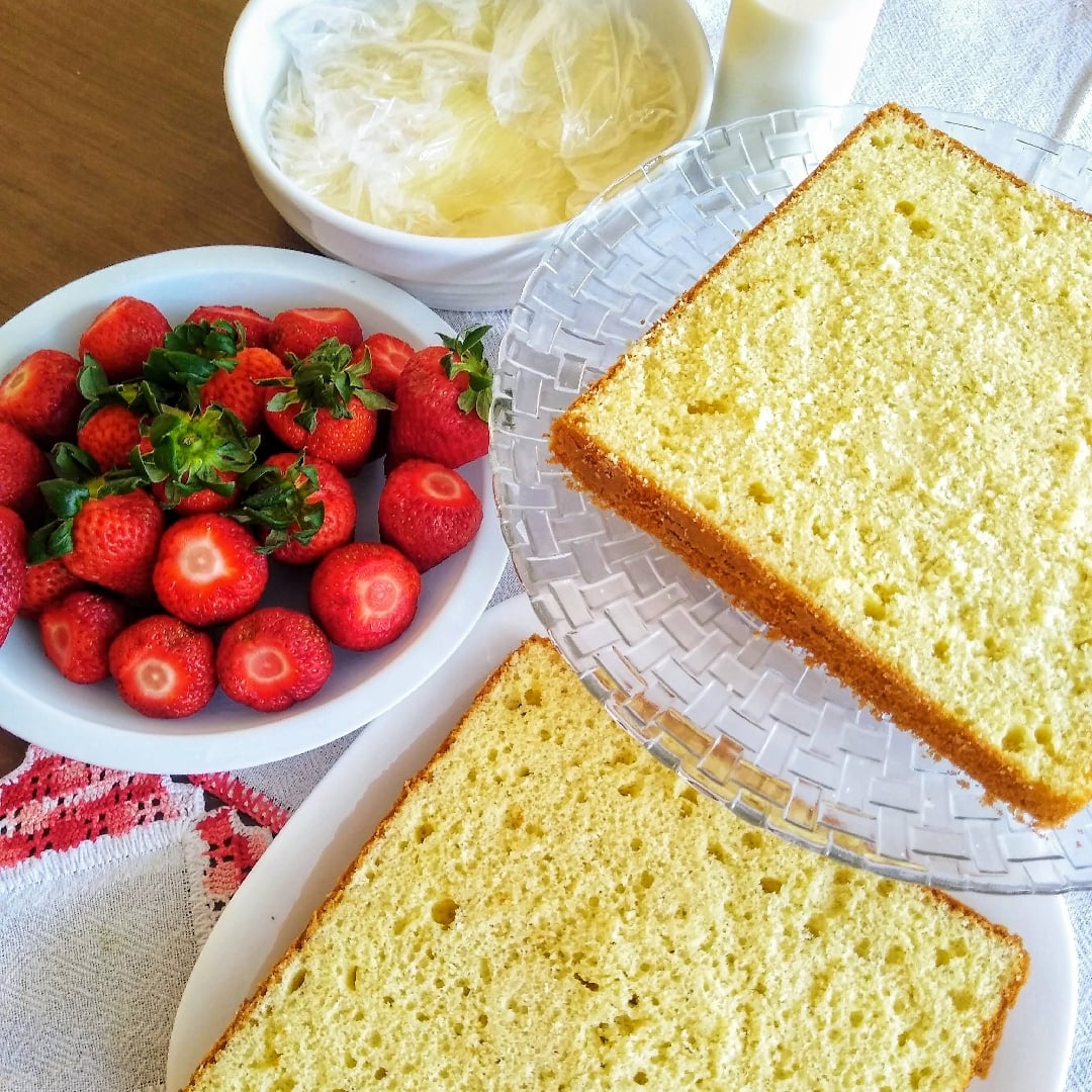 Photo of the Nest Cake with Strawberries – recipe of Nest Cake with Strawberries on DeliRec