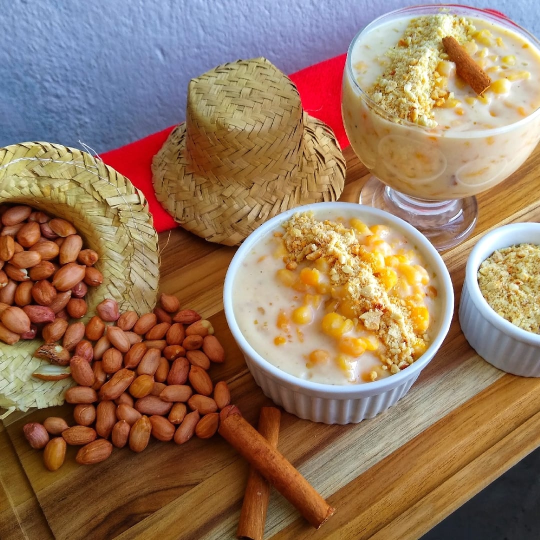 Foto da Canjica cremosa com amendoim  - receita de Canjica cremosa com amendoim  no DeliRec