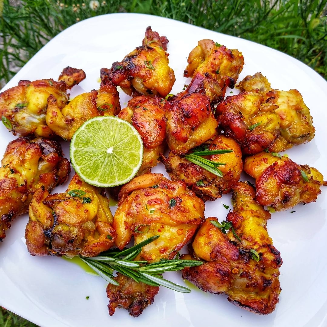 Photo of the Chicken drumstick with mustard in the airfryer – recipe of Chicken drumstick with mustard in the airfryer on DeliRec