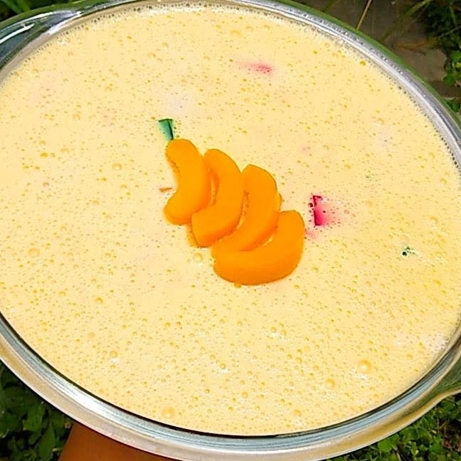 Photo of the Colored Gelatin with peach – recipe of Colored Gelatin with peach on DeliRec