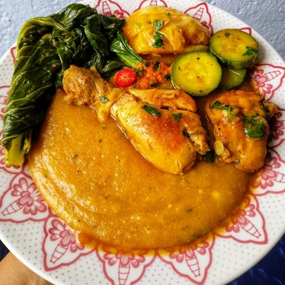 Recipe of Stewed Chicken with Pirão on the DeliRec recipe website