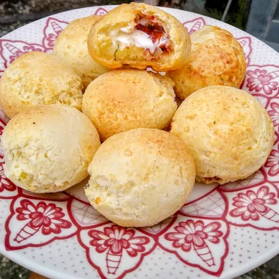 Recipe of Cheese bread stuffed in the AIRFRYER on the DeliRec recipe website