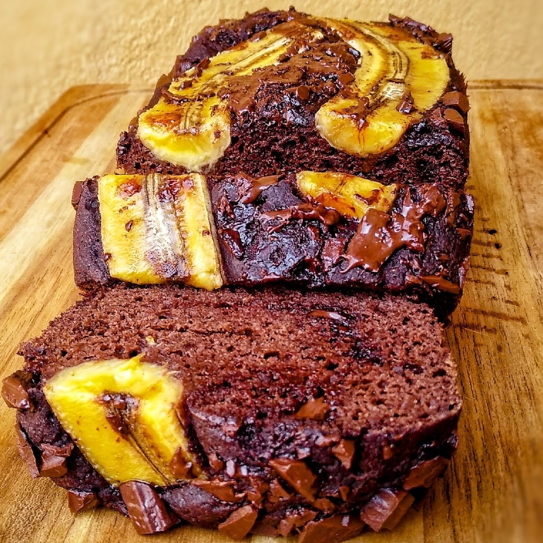 Photo of the Banana fit cake with cocoa - gluten-free, sugar-free and dairy-free – recipe of Banana fit cake with cocoa - gluten-free, sugar-free and dairy-free on DeliRec