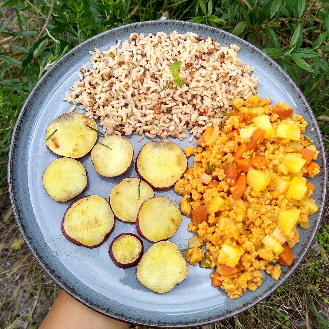 Photo of the Soy protein, 7-grain rice and sweet potato – recipe of Soy protein, 7-grain rice and sweet potato on DeliRec
