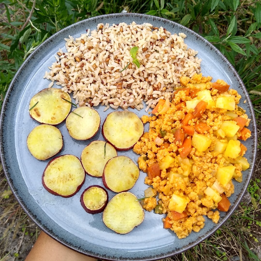 Photo of the Soy protein, 7-grain rice and sweet potato – recipe of Soy protein, 7-grain rice and sweet potato on DeliRec
