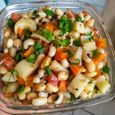 Recipe of Fried Bean Salad on the DeliRec recipe website