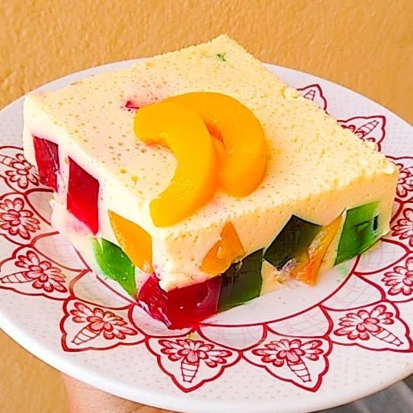 Photo of the Colored Gelatin with peach – recipe of Colored Gelatin with peach on DeliRec
