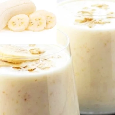 Recipe of Banana and oat smoothie on the DeliRec recipe website
