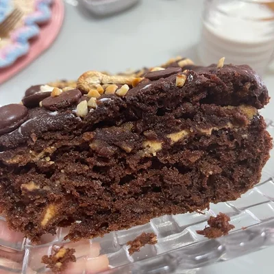 Recipe of Browdelicia … brownie mixed with cake on the DeliRec recipe website