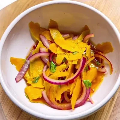 Recipe of RAW PUMPKIN salad on the DeliRec recipe website