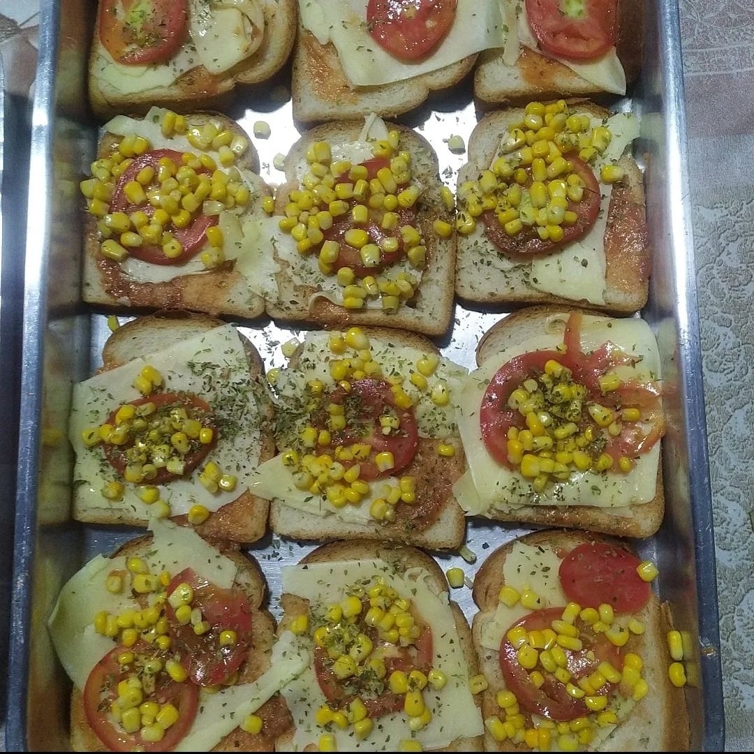 Foto da Pizza de pão de forma  - receita de Pizza de pão de forma  no DeliRec