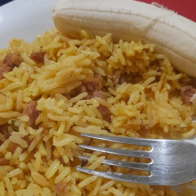 Recipe of Rice mixed with sausage on the DeliRec recipe website