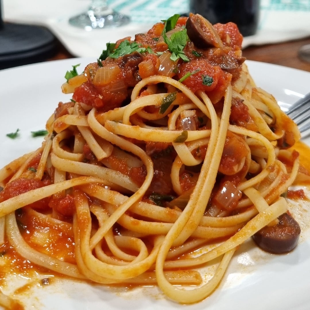 Photo of the Pasta with Putannesca – recipe of Pasta with Putannesca on DeliRec