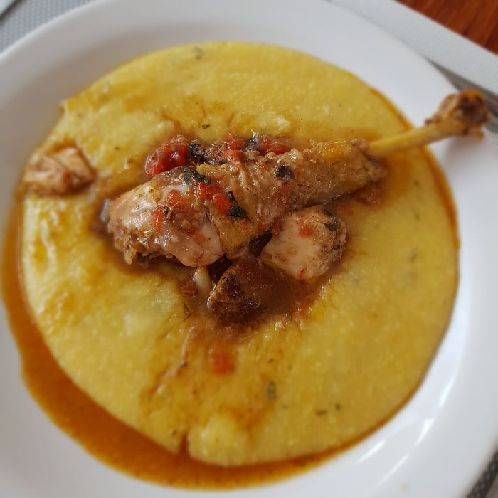 Photo of the Free-range chicken with soft polenta – recipe of Free-range chicken with soft polenta on DeliRec