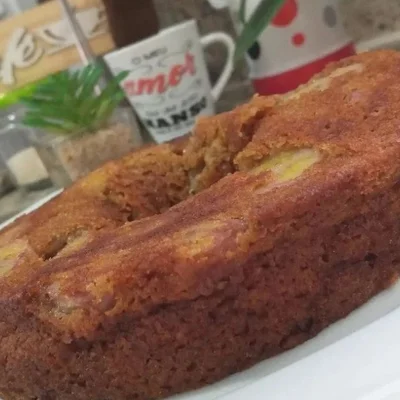 Recipe of Banana cake with whole oats. on the DeliRec recipe website