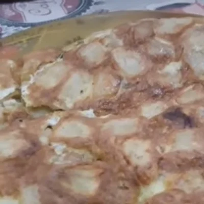 Receita de Omelete com batata no site de receitas DeliRec