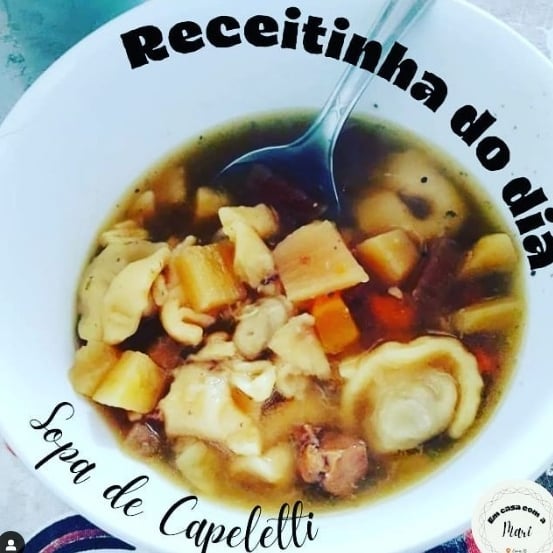 Photo of the capeletii soup – recipe of capeletii soup on DeliRec