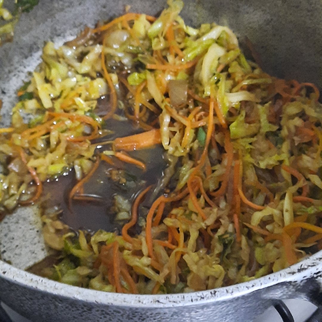 Photo of the Cabbage and carrot stew with soy sauce – recipe of Cabbage and carrot stew with soy sauce on DeliRec