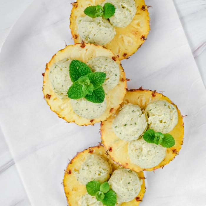 Photo of the Pineapple and Mint Ice Cream – recipe of Pineapple and Mint Ice Cream on DeliRec