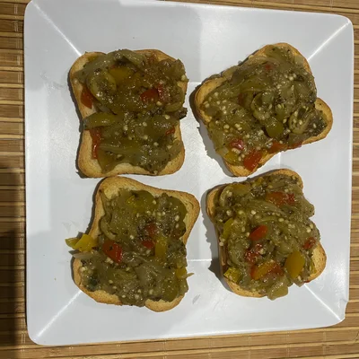 Recipe of Eggplant appetizer on the DeliRec recipe website