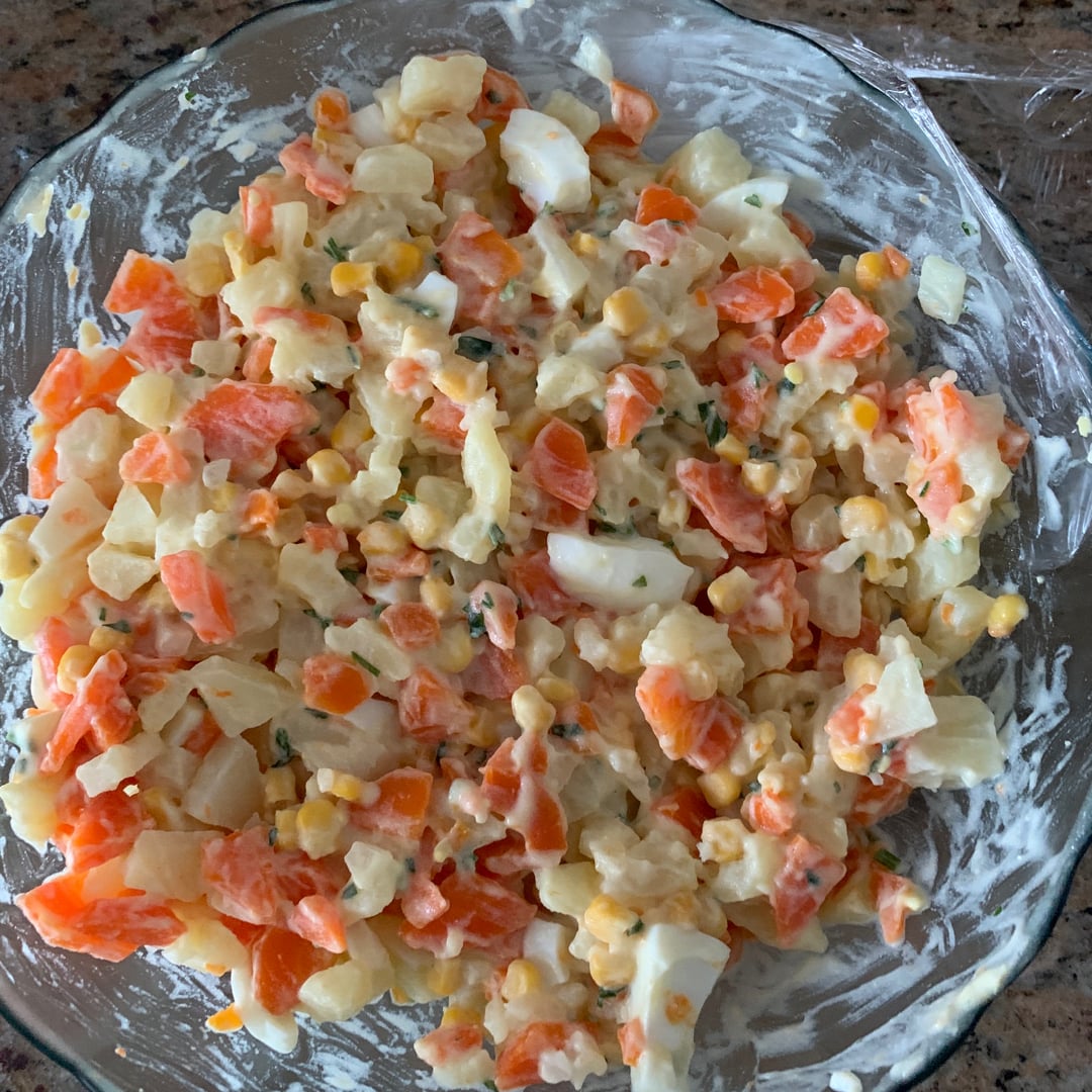 Photo of the Yummy mayonnaise salad 😋 – recipe of Yummy mayonnaise salad 😋 on DeliRec