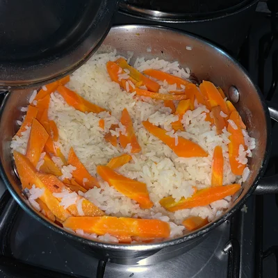 Recipe of Rice with carrot 🥕 on the DeliRec recipe website