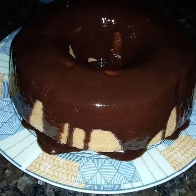 Recipe of Carrot cake with chocolate icing. on the DeliRec recipe website