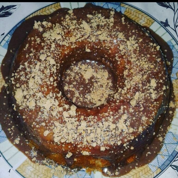 Photo of the cake with paçoca – recipe of cake with paçoca on DeliRec