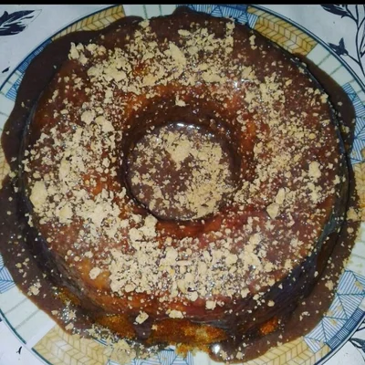 Recipe of cake with paçoca on the DeliRec recipe website