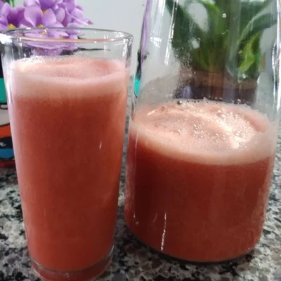 Recipe of natural watermelon juice on the DeliRec recipe website