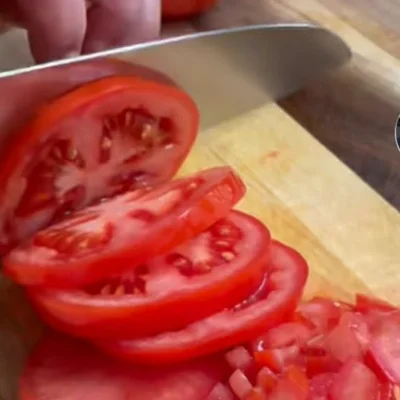Recipe of tomato salad on the DeliRec recipe website