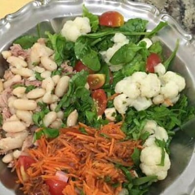 Photo of the vegetarian salad – recipe of vegetarian salad on DeliRec