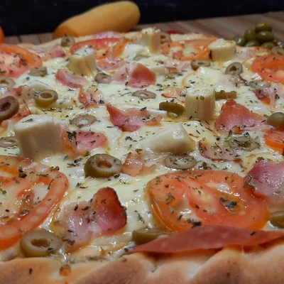 Receita de Pizza do cheff no site de receitas DeliRec