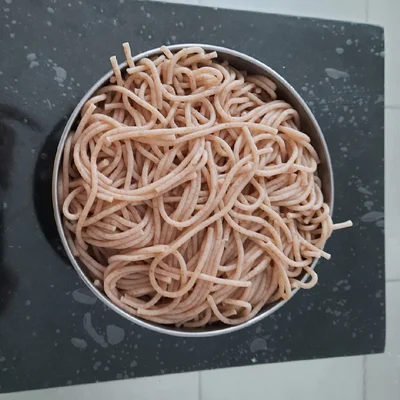 Recipe of whole-wheat noodles on the DeliRec recipe website