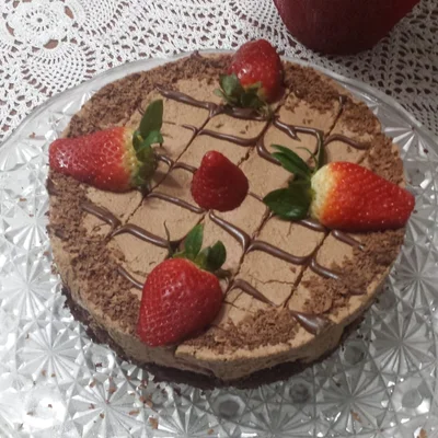 Recipe of Chocolate Cake With Strawberry on the DeliRec recipe website
