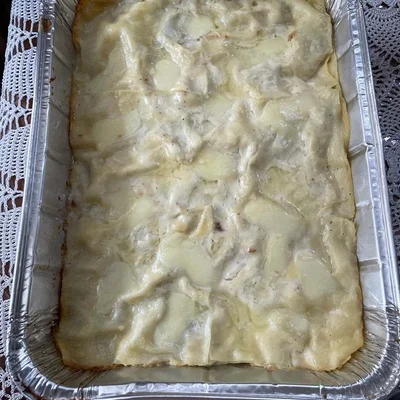 Recipe of Chicken with cheese lasagna on the DeliRec recipe website