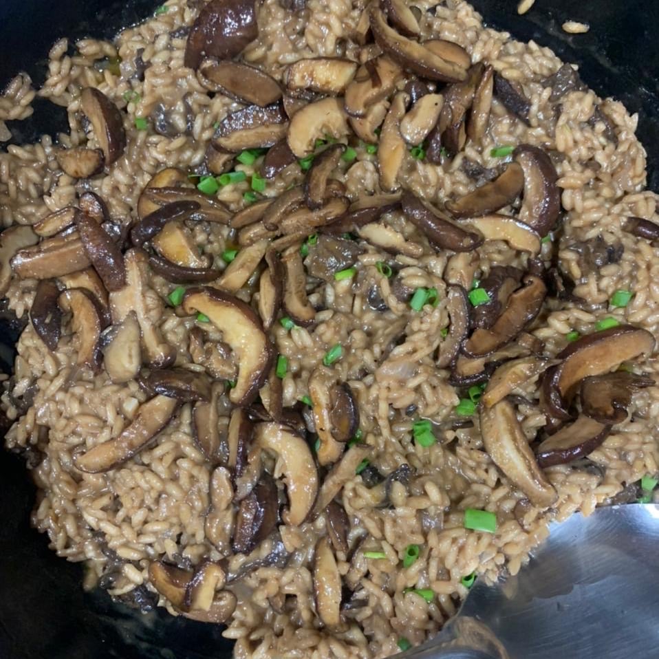Photo of the Dry mushroom risotto with fresh mushrooms – recipe of Dry mushroom risotto with fresh mushrooms on DeliRec