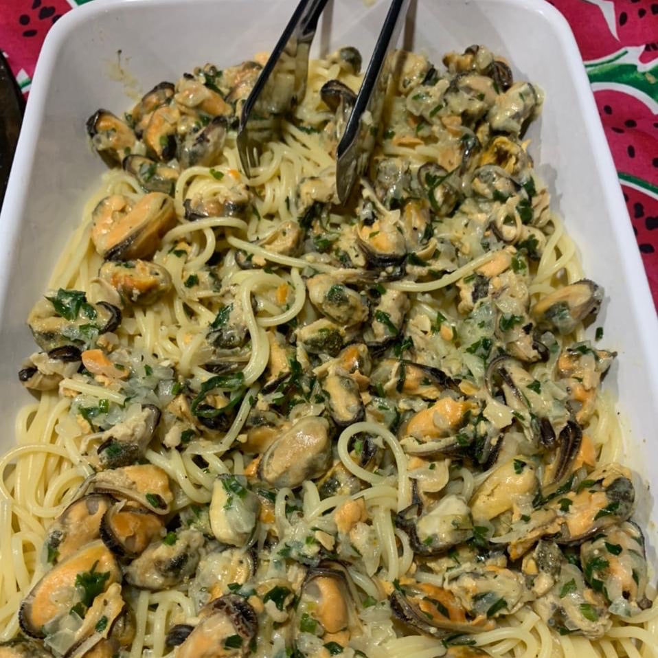 Photo of the spaghetti with mussels – recipe of spaghetti with mussels on DeliRec